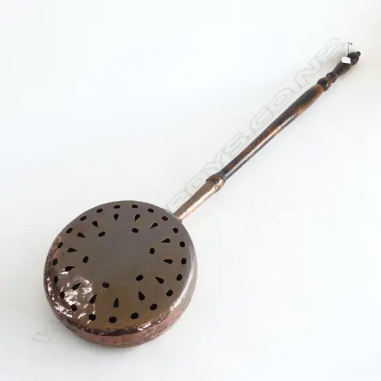ANTIQUE COPPER BED WARMER L.1120mm