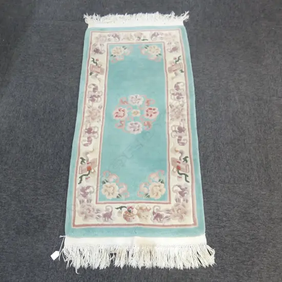 ORIENTAL GREEN TUFTED RUNNER 1300x630mm