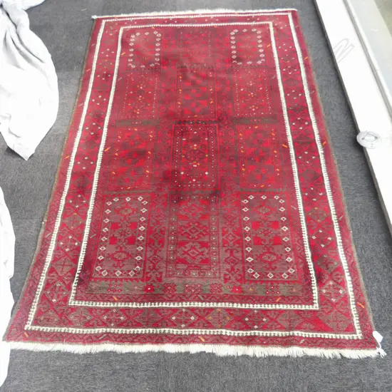 HAND KNOTTED ALL WOOL IRANIAN BALUCHI RUG 2080x1300mm