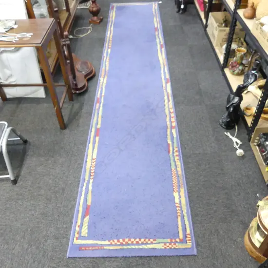 BLUE MACHINED RUNNER 3400x650mm