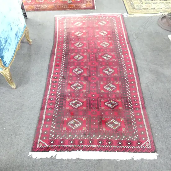 HAND KNOTTED WOOL PILE IRANIAN BALUCHI 2000x950mm