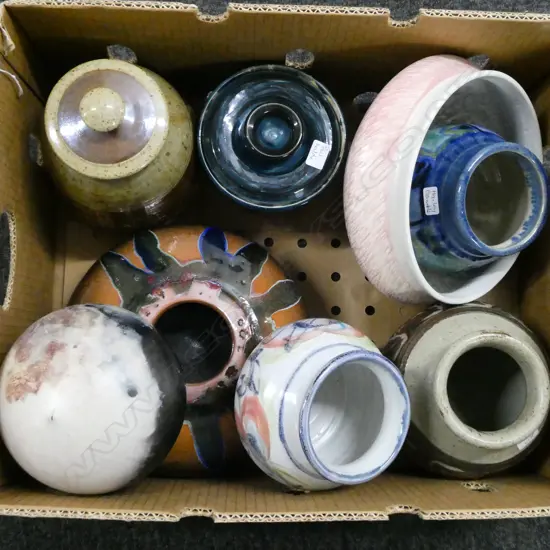 BOX NZ STUDIO POTTERY INCLDS; ROSS RICHARDS, PAUL WALSHE, STUART FYFE