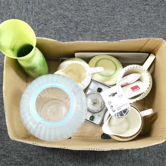 ASST. ITEMS, VASES, DECO JUGS ETC