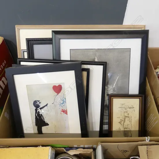 COLLECTION SM WORKS OF ART/FRAMES ETC