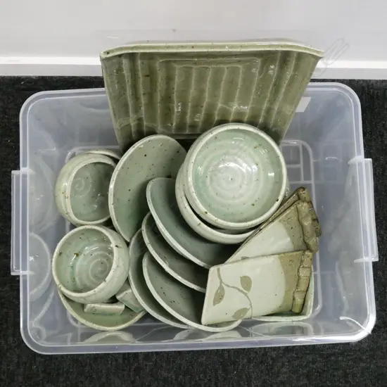 ORIENTAL RUSTIC CERAMICS; CELADON GLAZE