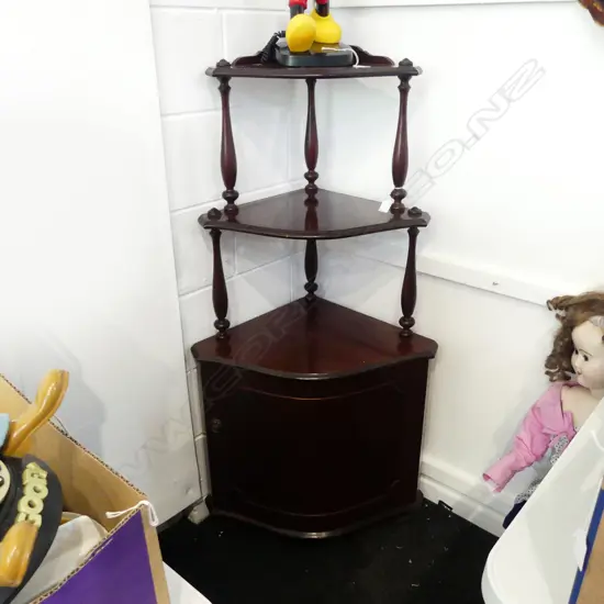 MAHOGANY CORNER WHAT NOT 460x460x1290mm