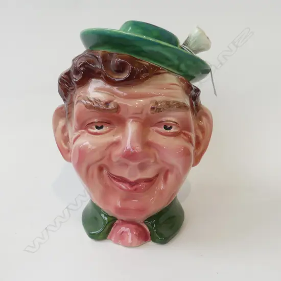 NOVELTY HEAD BISCUIT JAR; MADE IN WESTERN GERMANY H.230mm