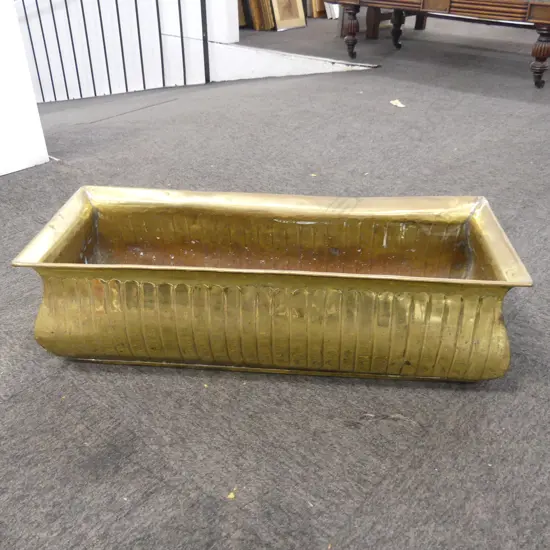 BRASS PLANTER 700x275x210mm