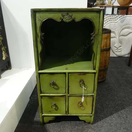 GREEN ORIENTAL CABINET 400x360x820mm