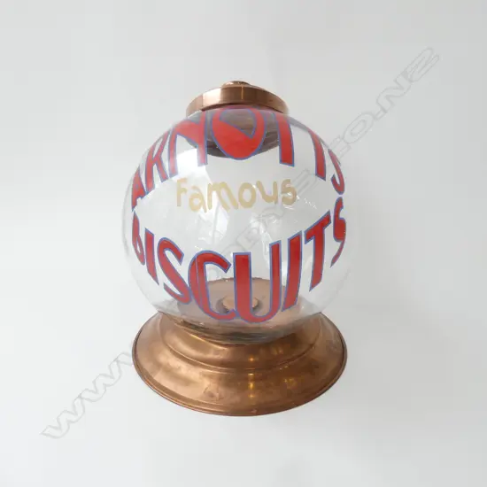 VINTAGE STYLE 'ARNOTTS FAMOUS BISCUITS' GLASS JAR H.300mm