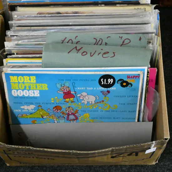 LPS INCLDS 60 & 70s, MOVIE SOUNDTRACKS & CHILDRENS