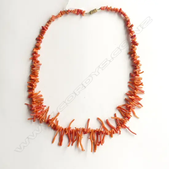 RED CORAL NECKLACE L.530mm