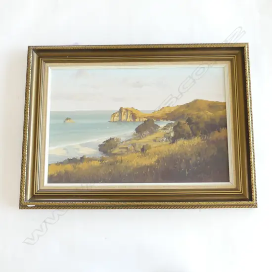 WAYNE SINCLAIR, SEASCAPE, OIL ON BOARD, 550 x 790mm