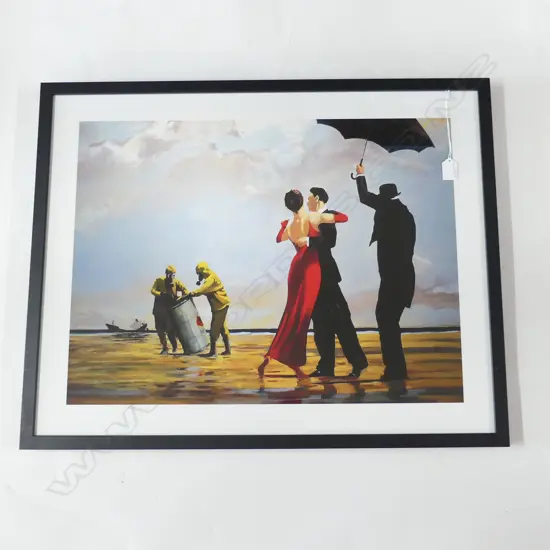BANKSY PRINT, TOXIC BEACH / CRUDE OIL, 460x610mm
