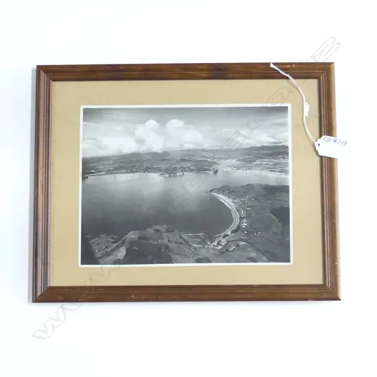 WHITE'S AVIATION VINTAGE PHOTO MERCURY BAY & WHITIANGA 185 X 245mm