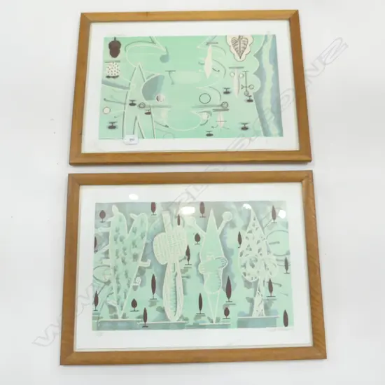 2 PRINTS SIGNED (DENYS) WATKINS, 67/116, 63/116 380x540mm