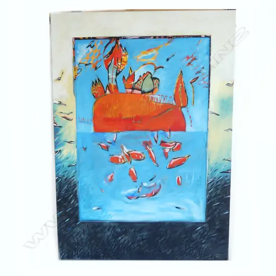 	(23949) CLAUDIA COOPER ACRYLIC PAINTING 'SUNRISE LANDSCAPE' 1060 X 7550mm