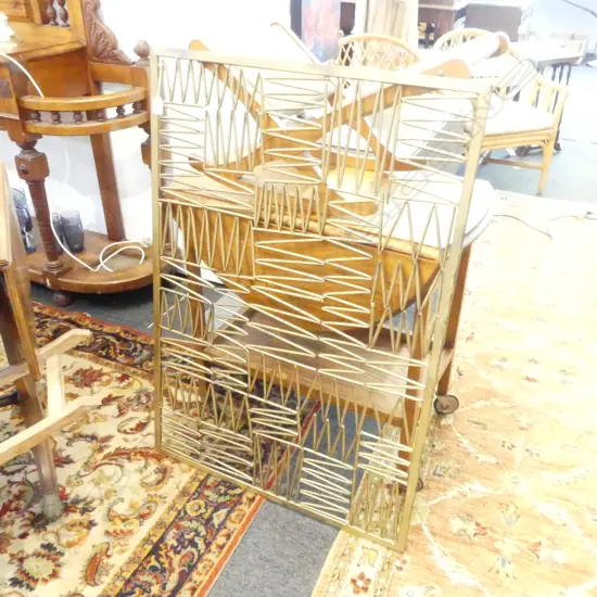 METAL ZIG ZAG PANEL ARTWORK 1030x710mm