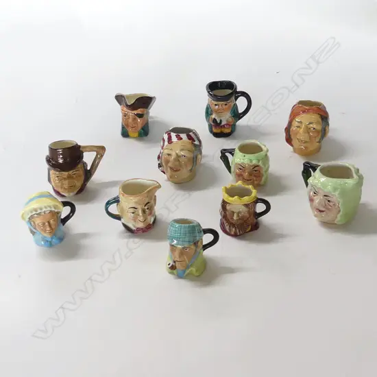 11 ROYAL DOULTON 'TINY' TOBY JUGS