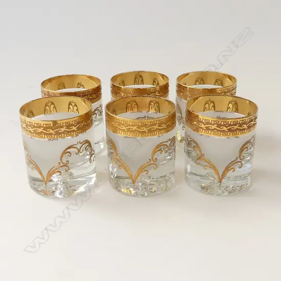 6 NIKE BOHEMIA CRYSTAL TUMBLERS H.95mm