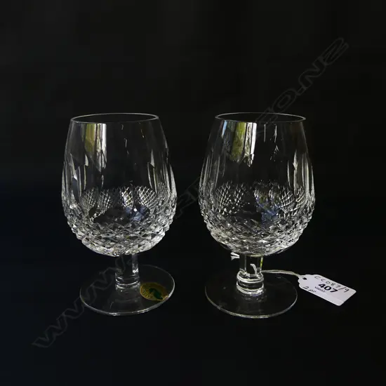 PAIR OF WATERFORD COLLEEN BRANDY BALLOONS, H.115MM