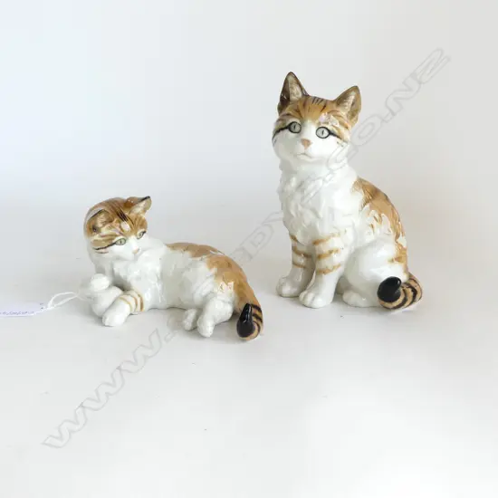 2 HUTSCHENREUTHER CATS H.170mm