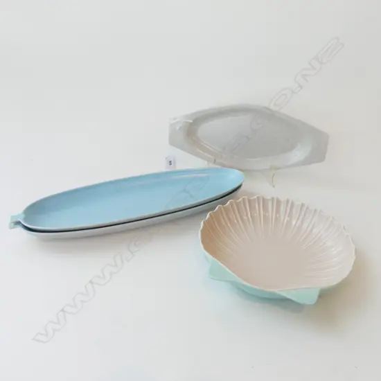 4 POOLE DISHES L.410mm