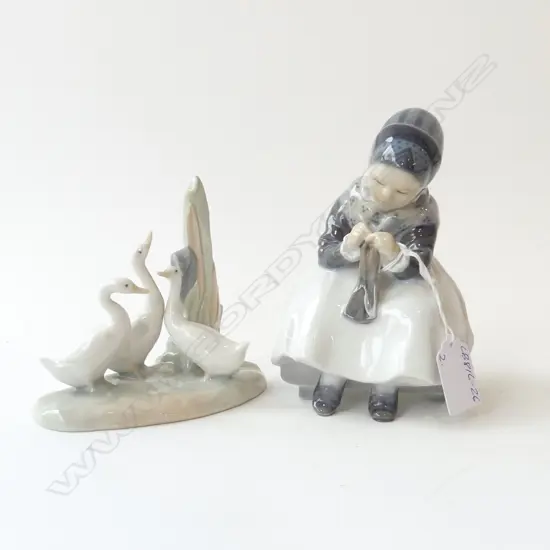 ROYAL COPENHAGEN FIGURINE H.150mm, NAO DUCKS