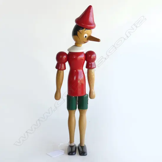 VINTAGE PINOCCHIO MADE IN ITALY STICKER H310MM