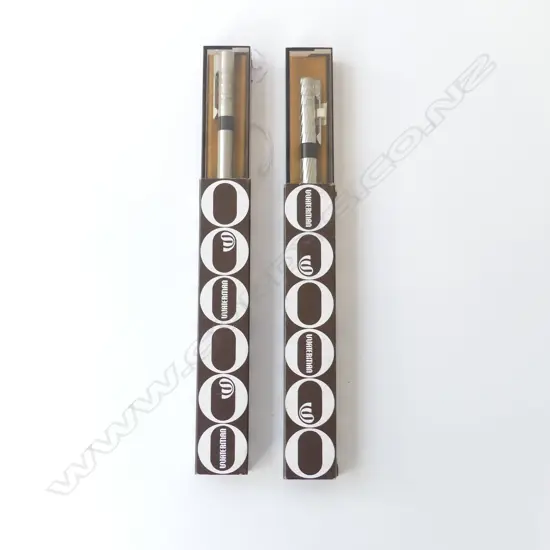 TWO VINTAGE WATERMAN FRANCE FIBRE NIBS PENS UNUSED IN BOXES