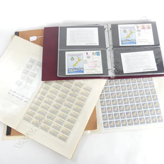 3 STAMP SHEET BOOKS + FIRST DAY COVER ALBUM