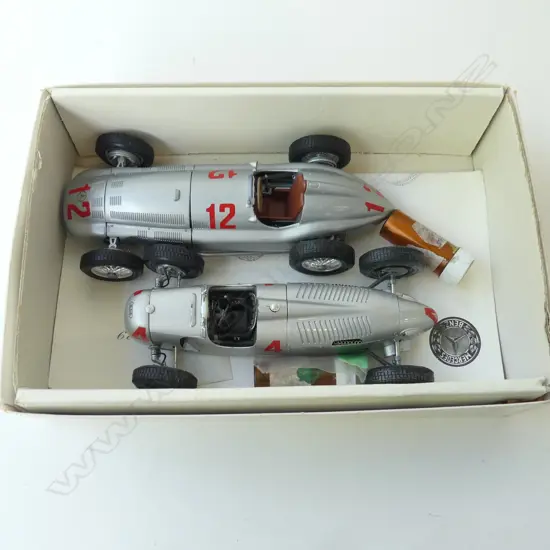 2 'REVIVAL' RACING CAR MODELS; 1939 MERCEDES, OTHER