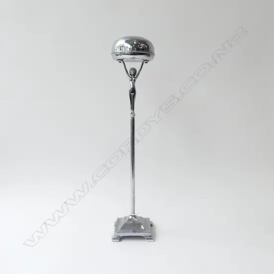 ART DECO ASHTRAY ON STAND H.550mm