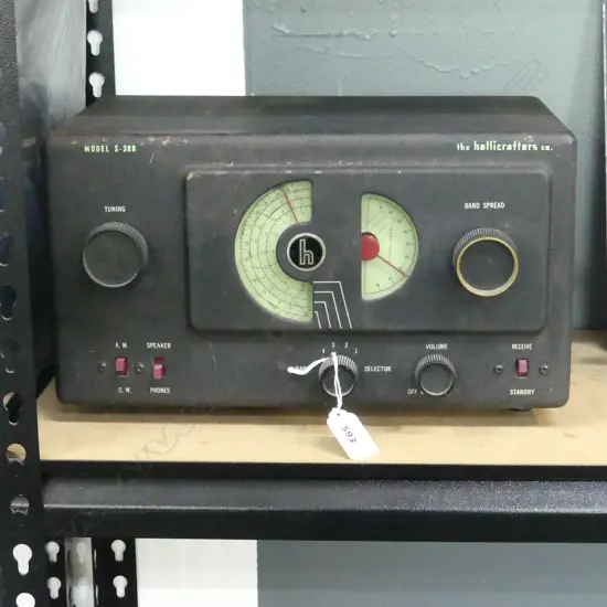 HALLICRAFTERS SHORTWAVE RADIO, 330 X 200MM