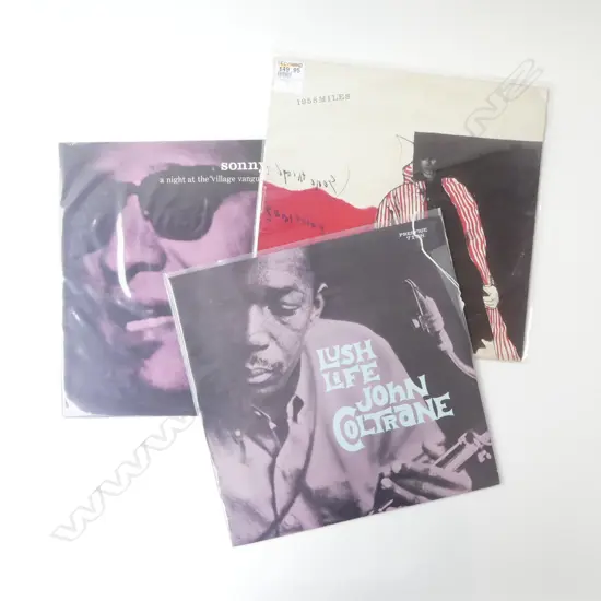 3 JAZZ LP RECORDS; JOHN COLTRANE LUSH LIFE, MILES DAVIS 1958, SONNY ROLLINS VILLAGE VANGUARD
