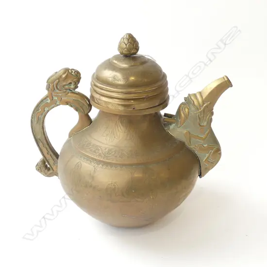 LG BRASS TEAPOT