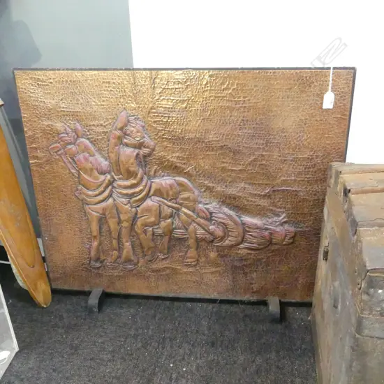 COPPER FIRE SCREEN