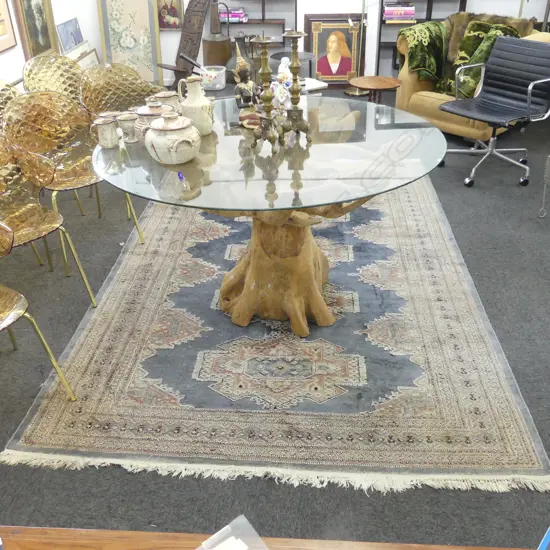 HAND KNOTTED WOOL PILE RUG 2700x1880mm