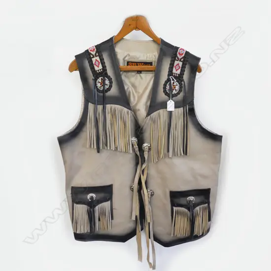 NAVAJO WAISTCOAT VEST MADE IN UTAH, 3BWest LABEL, 44 XL