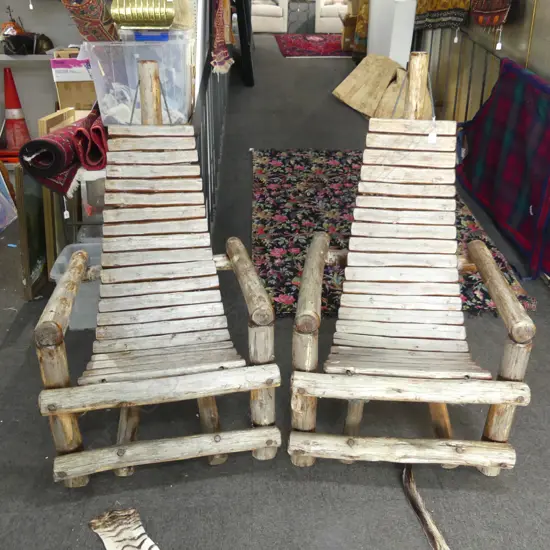 PR RUSTIC WOODEN HAMMOCK DESIGN OUTDOOR GARDEN PATIO CHAIRS