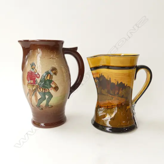 2 LG ROYAL DOULTON JUGS H.240mm