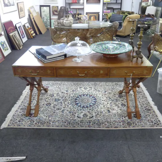 INLAID CAMPAIGN STYLE DESK 1520x755mm