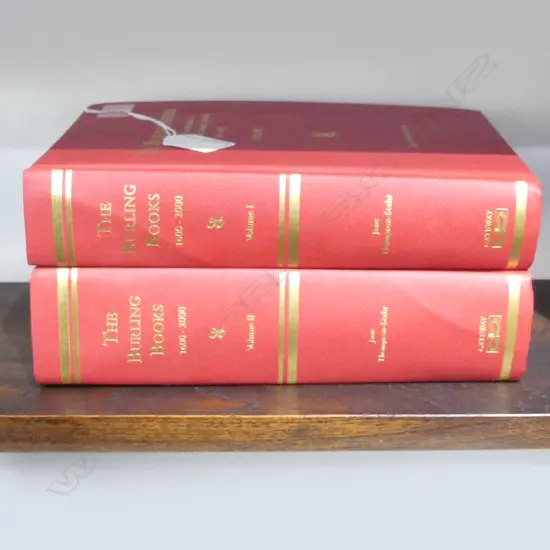 2 VOLS. 'THE BURLING BOOKS; ANCESTORS & DESCENDANTS OF EDWARD & GRACE BURLING, QUAKERS'