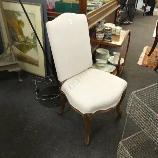 FRENCH STYLE DINING CHAIR, light staining