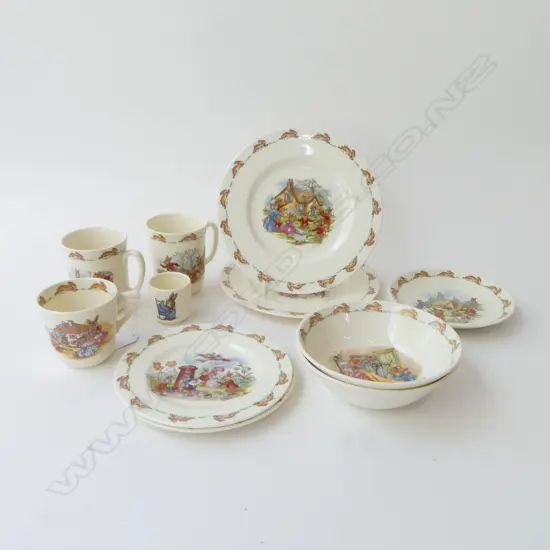 11 PCES ROYAL DOULTON BUNNYKINS