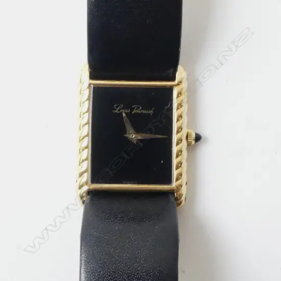 18ct GOLD LOUIS POURCASH WRIST WATCH