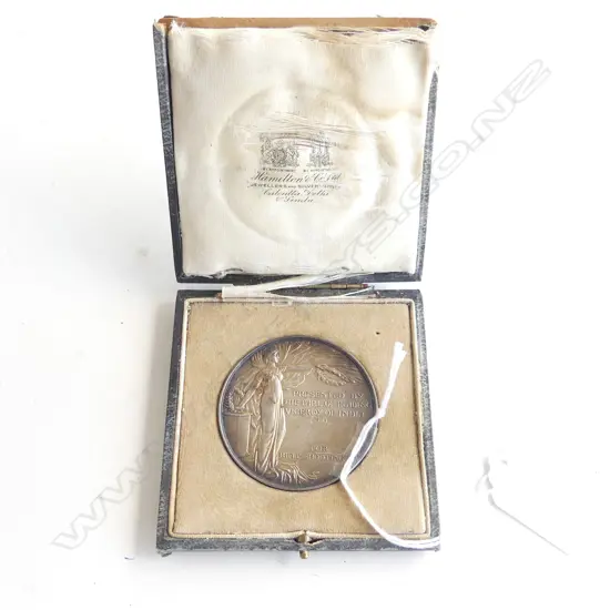 SILVER? TOKEN 'PRESENTED BY THE EARL OF READING VICEROY OF INDIA TO (BLANK) FOR RIFLE SHOOTING' 50mm dia, 60gms