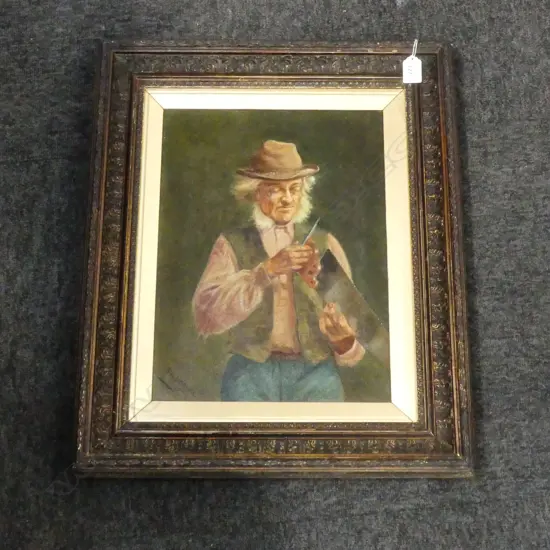 BROR GUSTAV LINDVALL (1868-1938) UNTITLED, OIL ON CANVAS, SIGNED/DATED 1905,  290 x 395mm