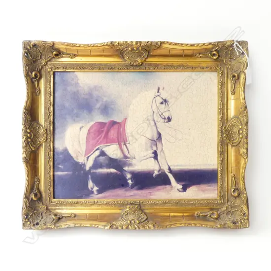 ANTIQUE STYLE HORSE PRINT, 265x340mm