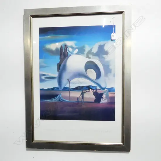 SALVADOR DALI PRINT 'ATAVISTIC VESTIGES AFTER THE RAIN' 690x490mm